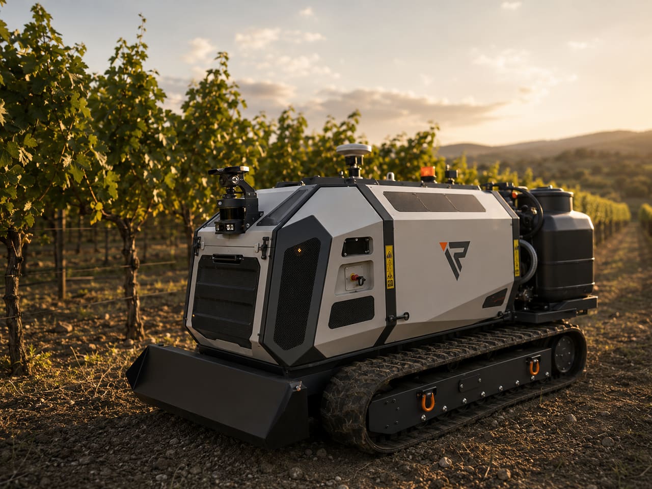 Robot agricolo autonomo per trattamenti di precisione tra i filari